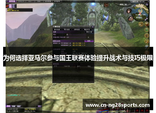 为何选择亚马尔参与国王联赛体验提升战术与技巧极限