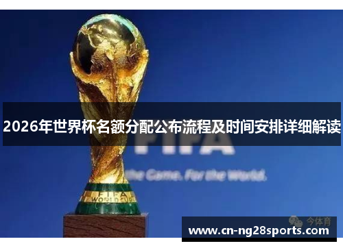 2026年世界杯名额分配公布流程及时间安排详细解读