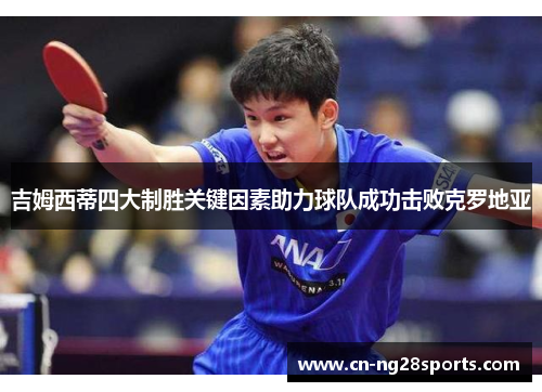 吉姆西蒂四大制胜关键因素助力球队成功击败克罗地亚